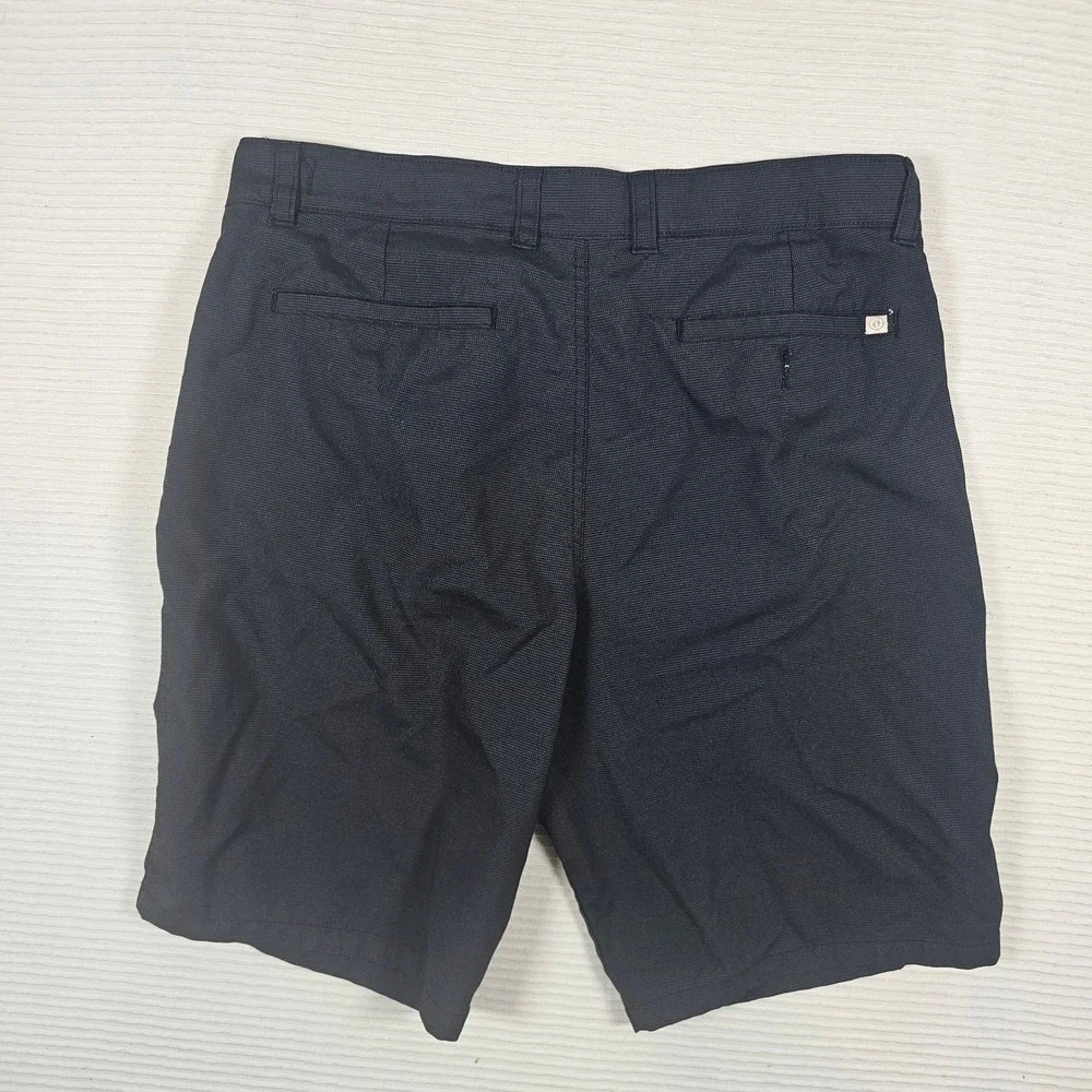 Hangten Mens Performance Golf Shorts Black Textured Size‎ 34 RN 147446